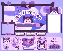 Load image into Gallery viewer, Kuro Stream Overlay + 5 Panels