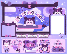 Load image into Gallery viewer, Kuro Stream Overlay + 5 Panels