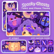 Load image into Gallery viewer, Spooky Poke Ghost ♡ Phone&Tablet Wallpaper + Widget + 42 Icons