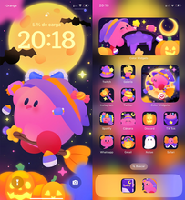 Load image into Gallery viewer, Spookirby ♡ Phone Wallpaper + Widgets + Icons