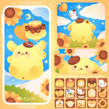 Load image into Gallery viewer, Pudding Dog ♡ Phone Wallpaper + Widgets + Icons