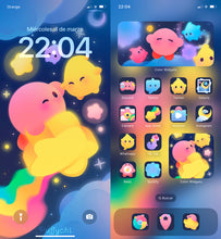 Load image into Gallery viewer, Flying with Lumas ♡ Phone Wallpapers + Widget + Icons