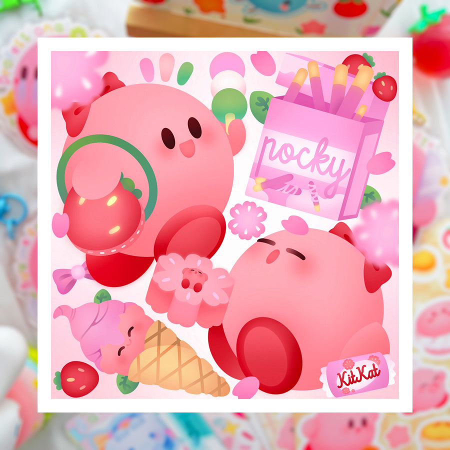 Sakura Sweets ♡ Kirby Print