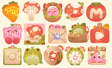 Load image into Gallery viewer, Cottagecore Kirby ♡ Phone and Tablet wallpapers + Widget + Icons
