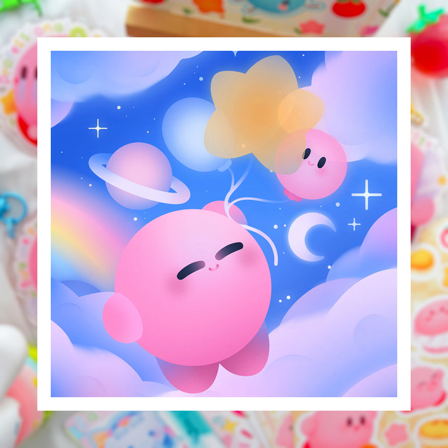 Balloons  ♡ Kirby Print