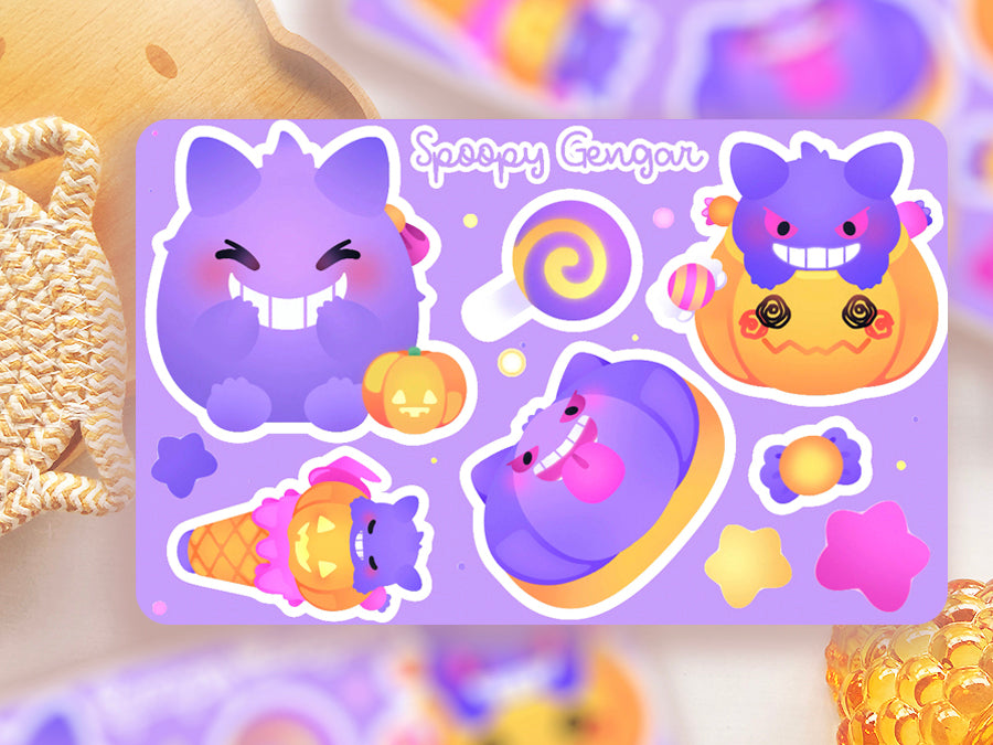 Spoopy Gengar ♡ Pokémon Stickers