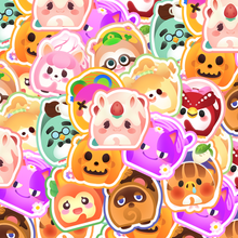 Load image into Gallery viewer, ♡ Animal Crossing Roll Cake Stickers ♡
