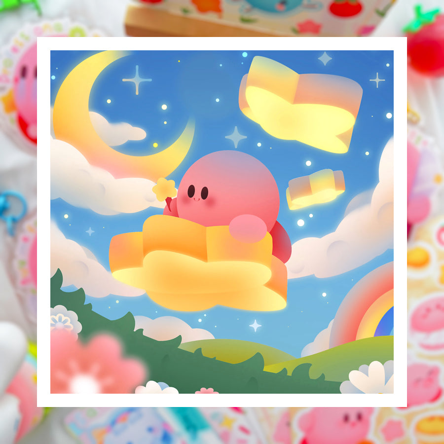 Dreamland Walk ♡ Kirby Print