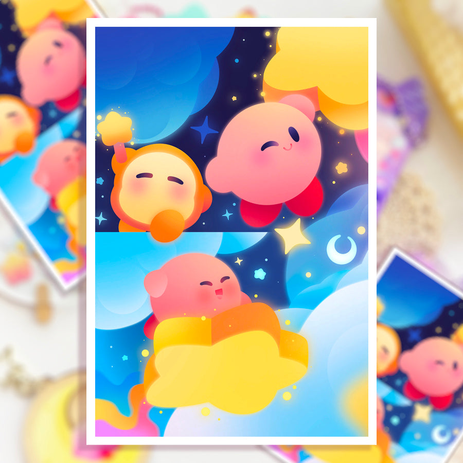 Reaching for the Stars ♡ Kirby Print