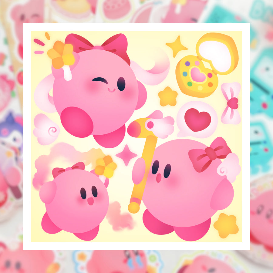 Magical Girl Kirby Print ♡