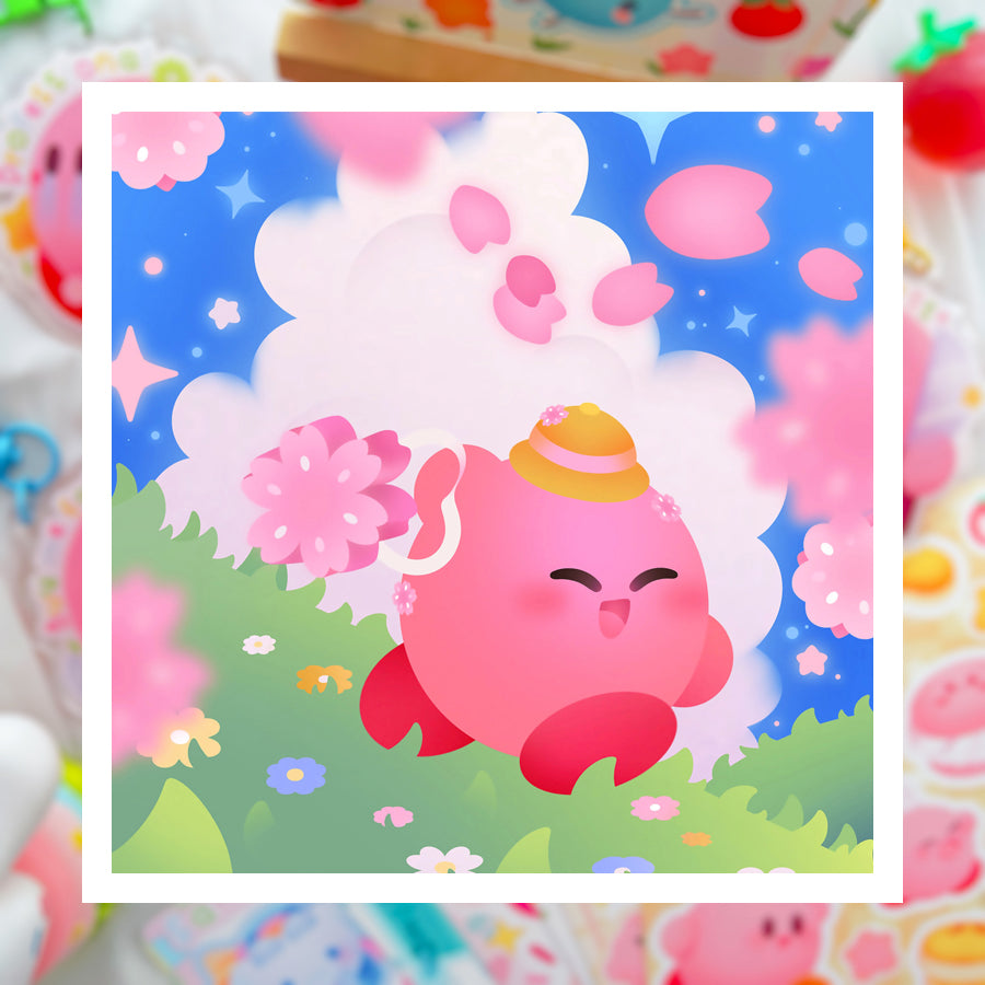 Spring Walk ♡ Kirby Print