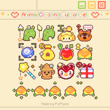 Load image into Gallery viewer, ♡ Animal Crossing Cursor Pack ♡
