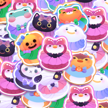 Load image into Gallery viewer, ♡ Animal Crossing Spooky Macarons Stickers ♡
