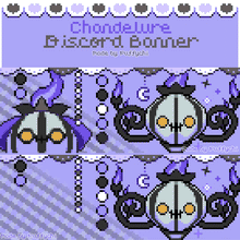 Load image into Gallery viewer, ♡ Chandelure Discord Banner ♡

