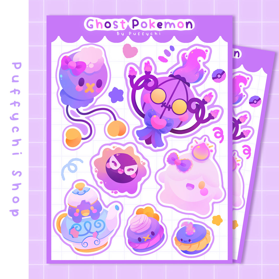 Ghost Pokémon ♡ Pokémon Stickers