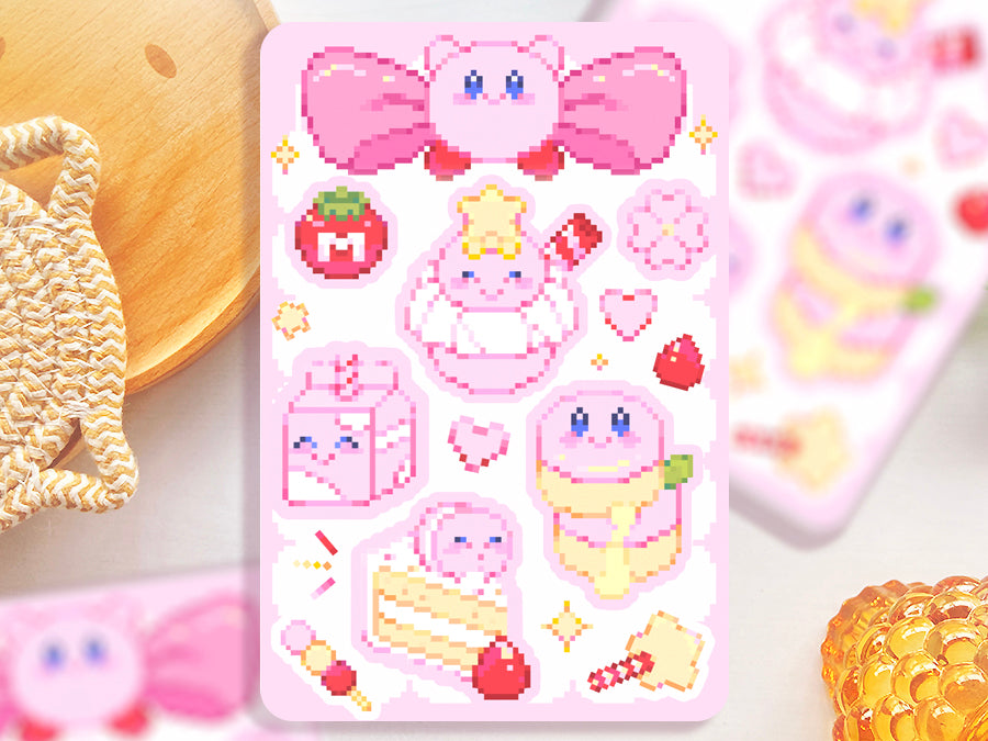 Dreamland Pixel Menu ♡ Kirby Stickers