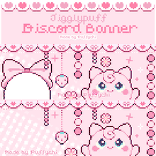 Load image into Gallery viewer, ♡ Jigglypuff Discord Banner ♡
