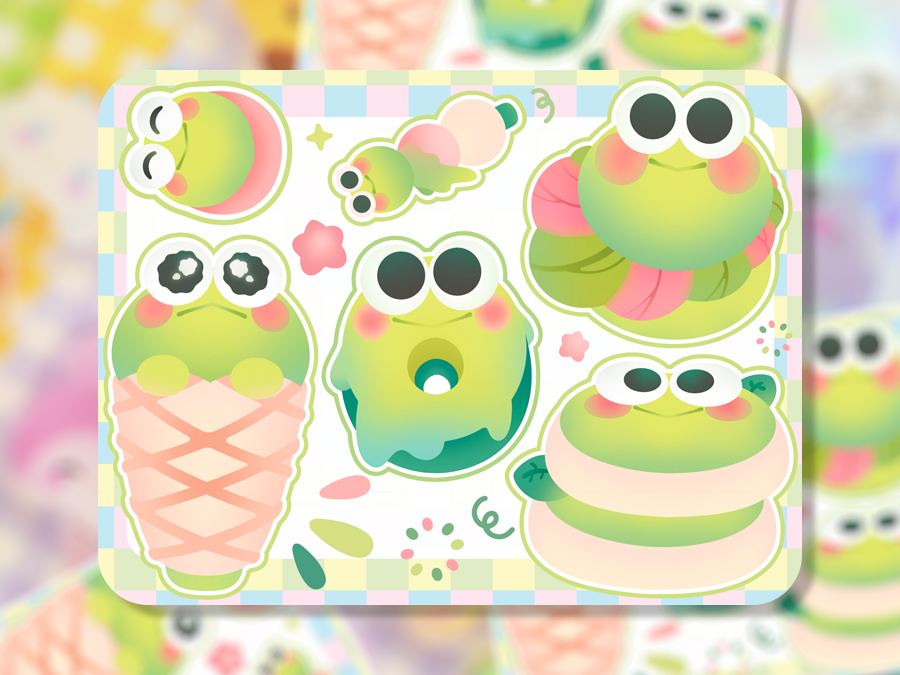 ♡ Kero Frog Desserts ♡