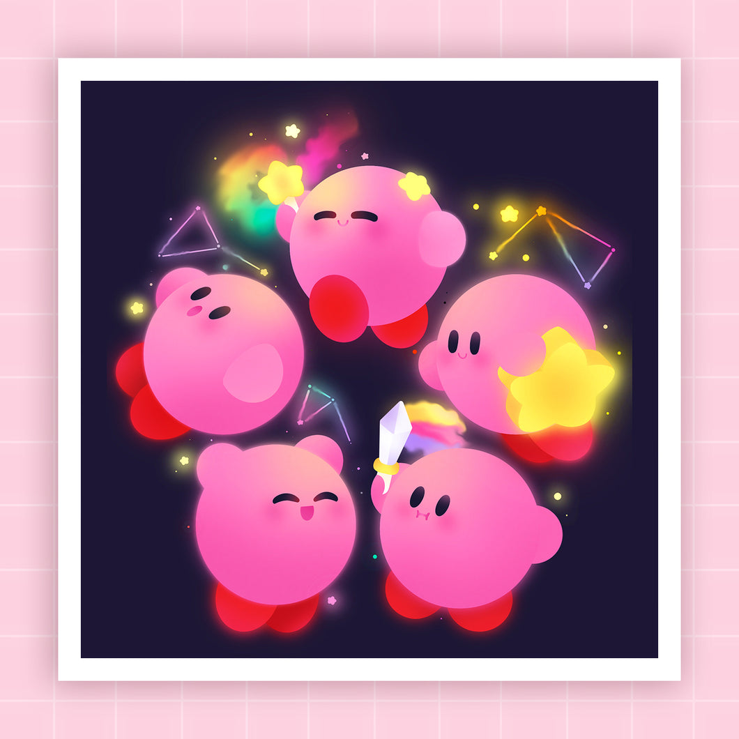 Glow ♡Kirby  Print