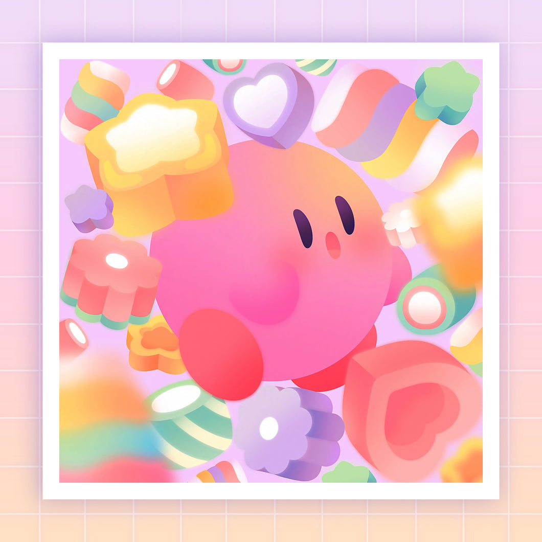 Marshmallows ♡ Kirby Print