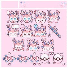 Load image into Gallery viewer, ♡ Sylveon Cursor Pack ♡

