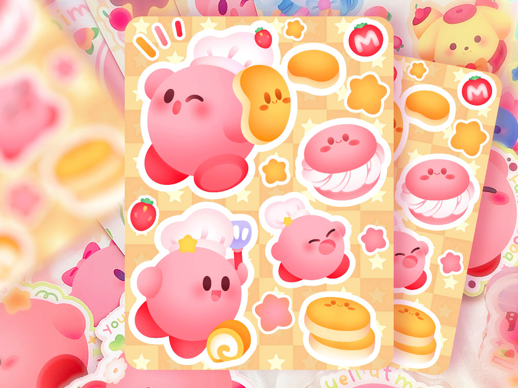 Making Pancakes ♡ Kirby Stickers