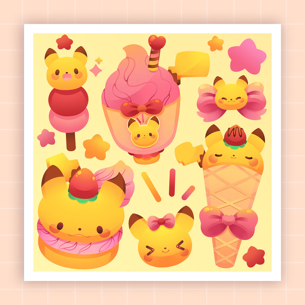 ♡ Pikachu Print ♡