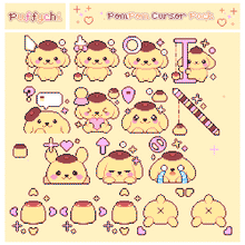 Load image into Gallery viewer, ♡ PomPom Cursor Pack ♡
