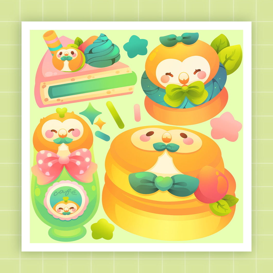 ♡ Rowlet Menu Print ♡