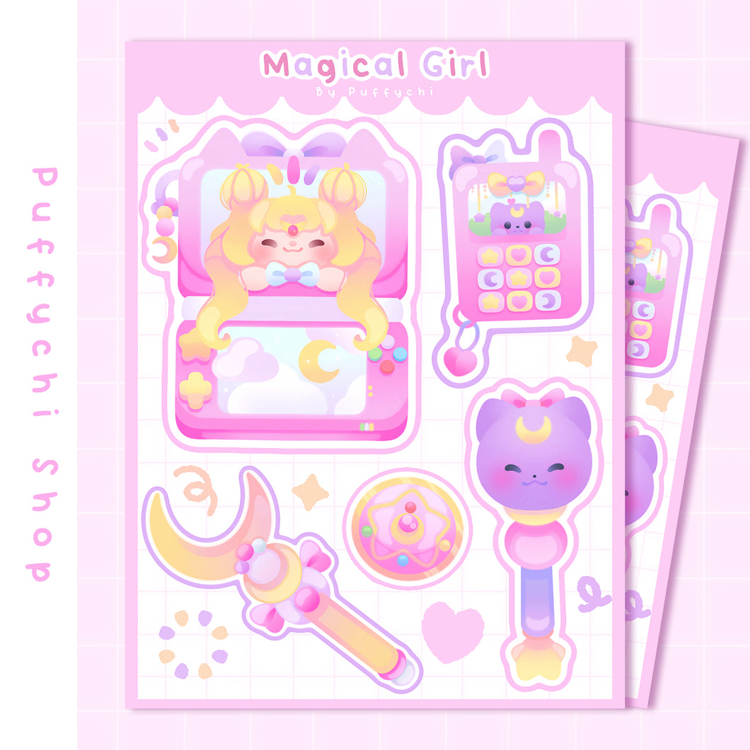 Magical Girl ♡ Pink Stickers
