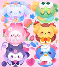 Load image into Gallery viewer, ♡ Sanrio Macarons Single Stickers ♡
