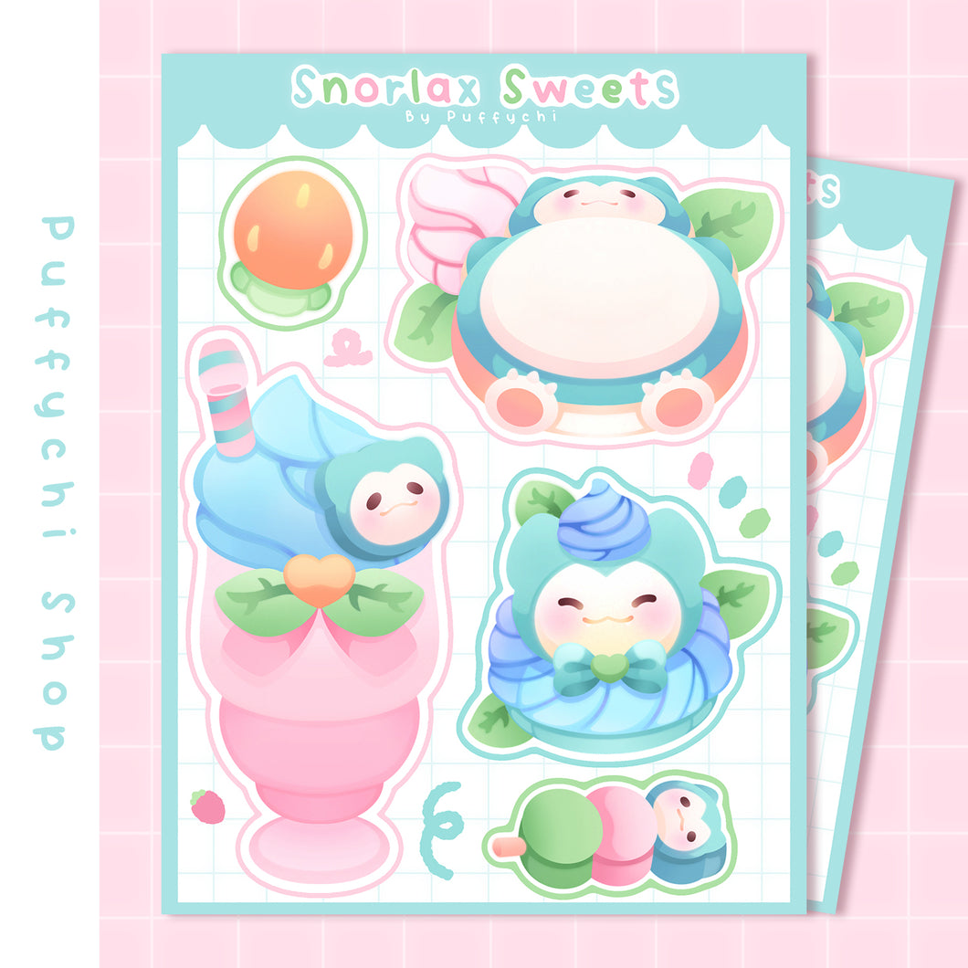 ♡ Snorlax Sweets ♡ Pokemon Stickers ♡