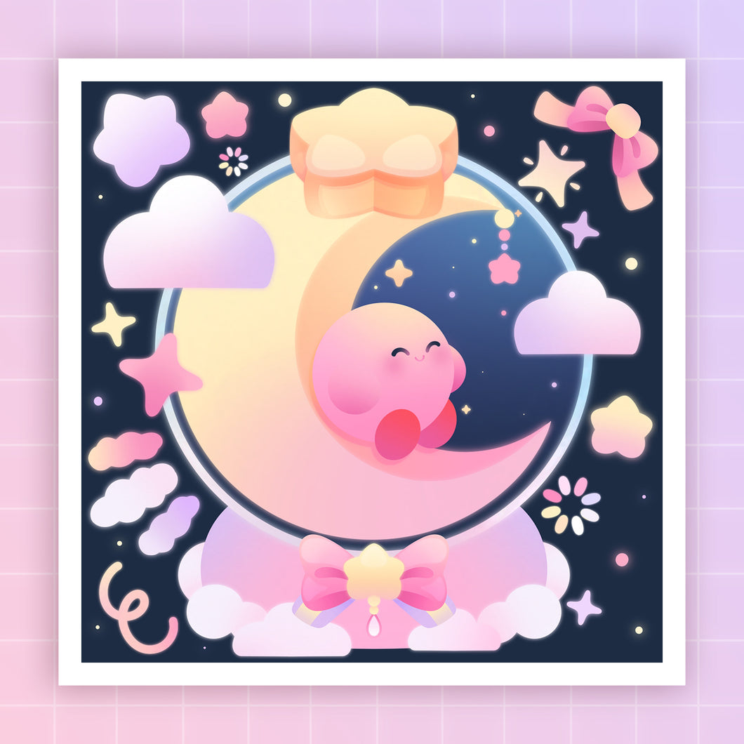 Starry Night Bottle ♡ Kirby Print