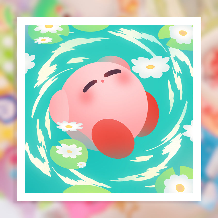 Water Spiral ♡ Kirby Print