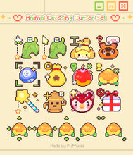 Load image into Gallery viewer, ♡ Animal Crossing Cursor Pack ♡
