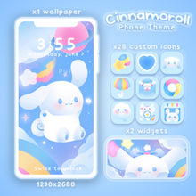 Load image into Gallery viewer, Cinna Among the Clouds ♡ Phone Wallpaper + Widgets + Icons
