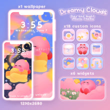Load image into Gallery viewer, Dreamy Clouds  ♡ Phone Wallpaper+ Widget + Icons
