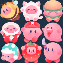 Load image into Gallery viewer, Kirbs ♡ Kirby Stickers
