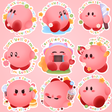 Load image into Gallery viewer, ♡ Kirby Quotes Stickers ♡
