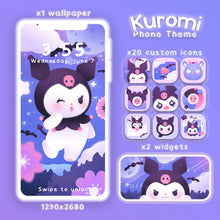Load image into Gallery viewer, Kuro ♡ Phone Wallpaper + Widgets + Icons
