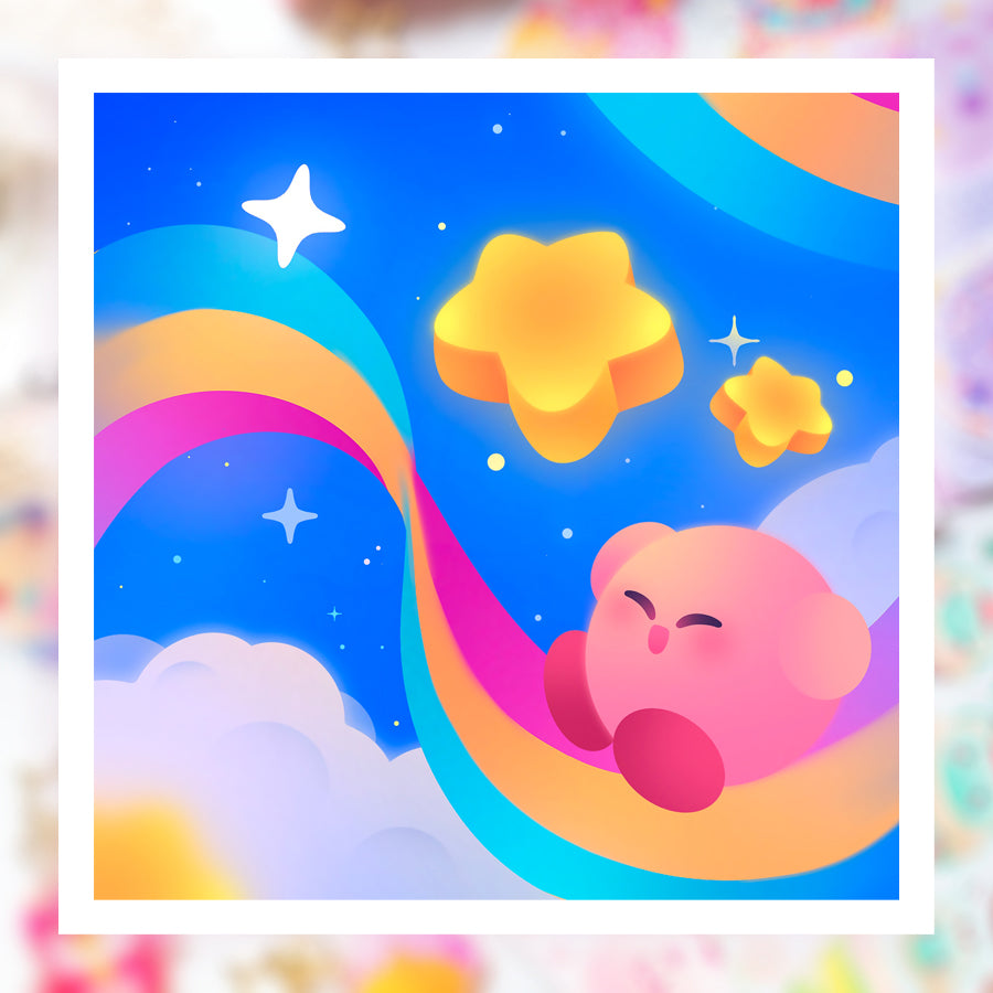 Rainbow Walk Print  ♡ Kirby Print