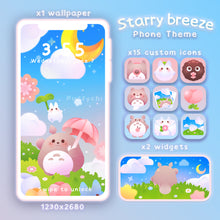 Load image into Gallery viewer, Starry Breeze ♡ Phone Wallpaper + Widget + Icons
