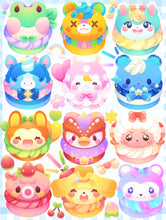 Load image into Gallery viewer, ♡ Animal Crossing Macarons Matte Vinyl Stickers ♡
