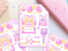 Load image into Gallery viewer, Magical Girl ♡ Pink Stickers
