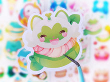 Load image into Gallery viewer, ♡ Sprigatito Macaron Matte Vinyl Sticker ♡
