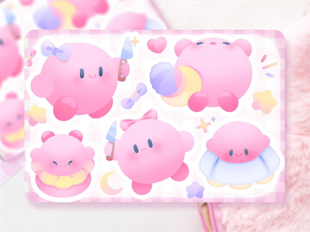 Knife Kirby ♡ Kirby Stickers