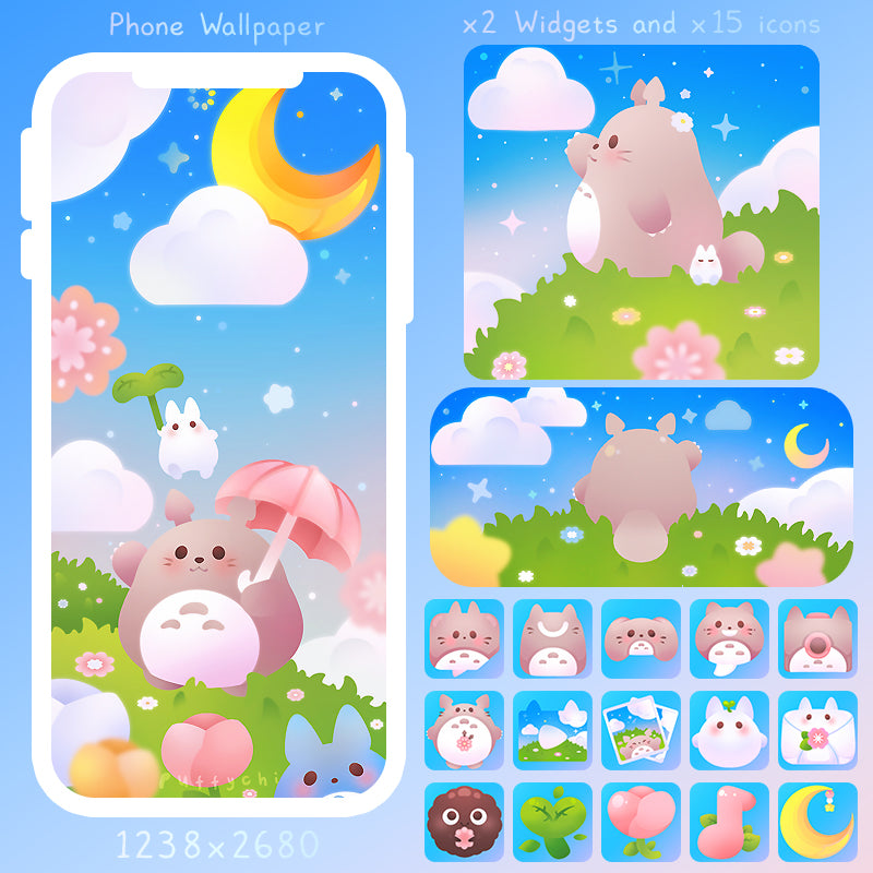 Starry Breeze ♡ Phone Wallpaper + Widget + Icons