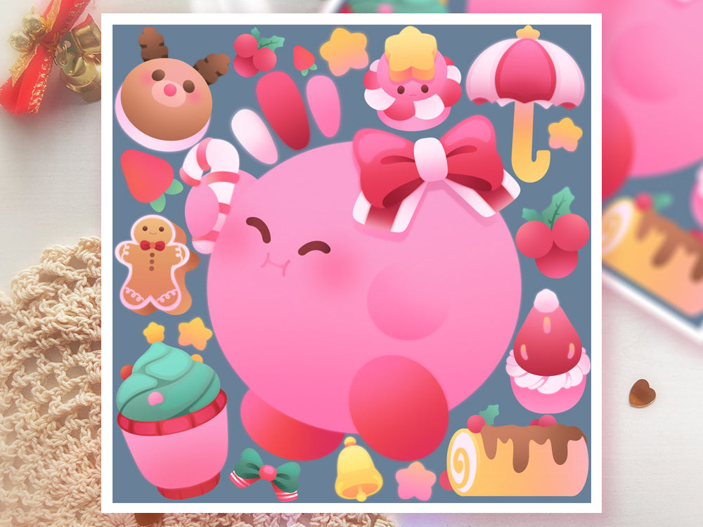 Merry Christmas ♡ Kirby Print