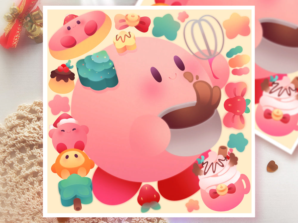 Making Sweets ♡ Kirby Print