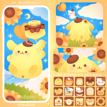 Load image into Gallery viewer, Pudding Dog ♡ Phone Wallpaper + Widgets + Icons
